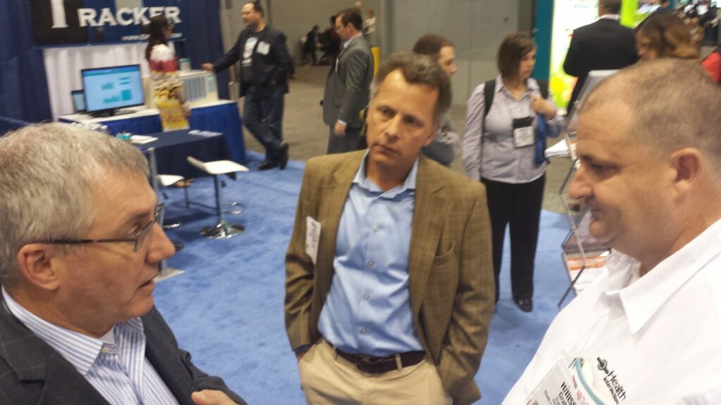 DHIT President discussing at HIMSS15