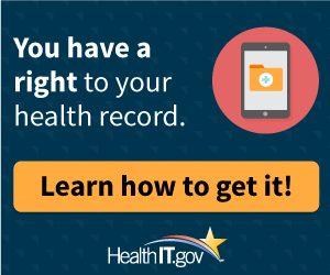 Healthit.gov graphic about having a right to your data